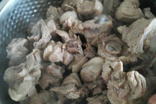 干豆角炖鸡块的做法图解3