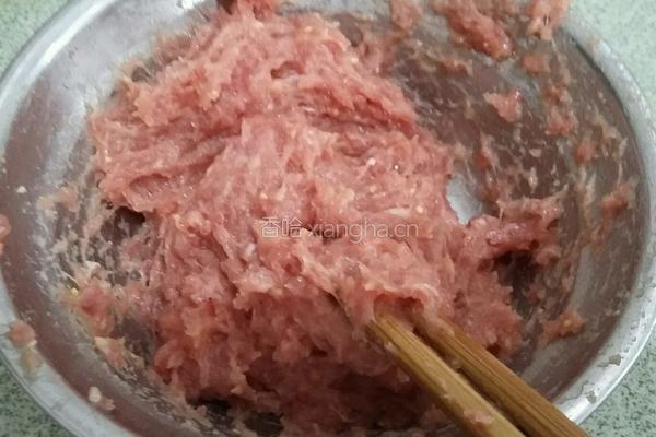 白萝卜肉丸子的做法图解2