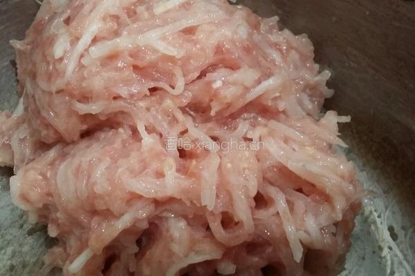 白萝卜肉丸子的做法图解5