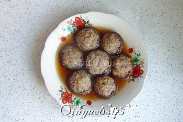 香菇酿肉的做法图解5