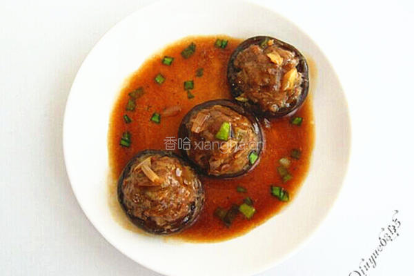 香菇酿肉的做法图解7