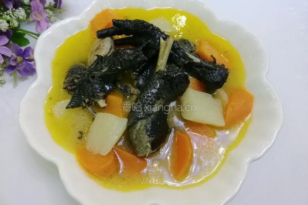 山药胡萝卜炖乌鸡