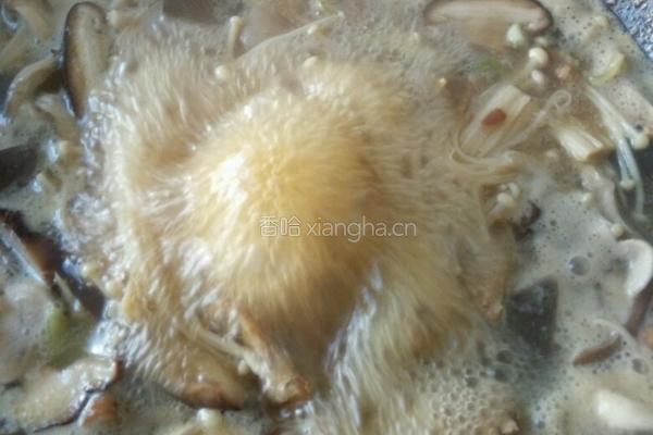 菌汤的做法图解4