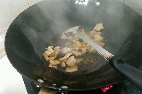 香干豆豉炒肉的做法图解5