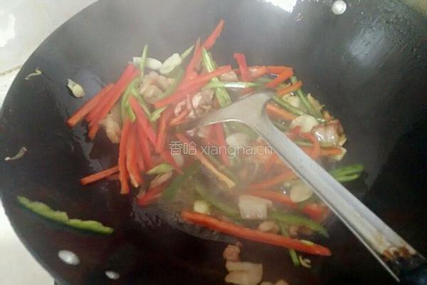 香干豆豉炒肉的做法图解6