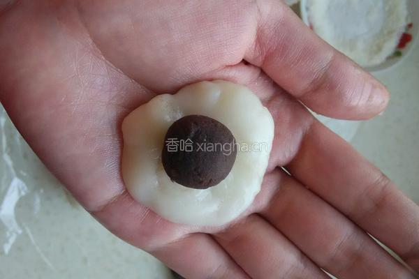 椰蓉豆沙糯米糍的做法图解5