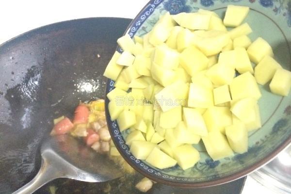 红烧土豆冬瓜块的做法图解4