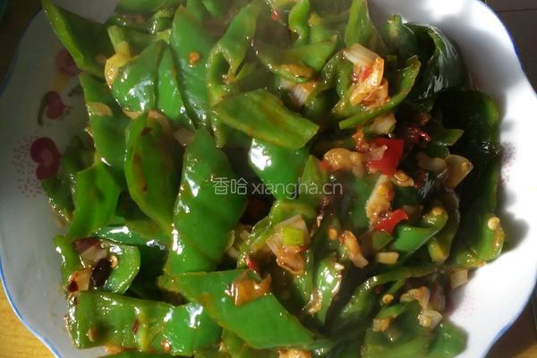 豆豉炒青椒的做法图解4