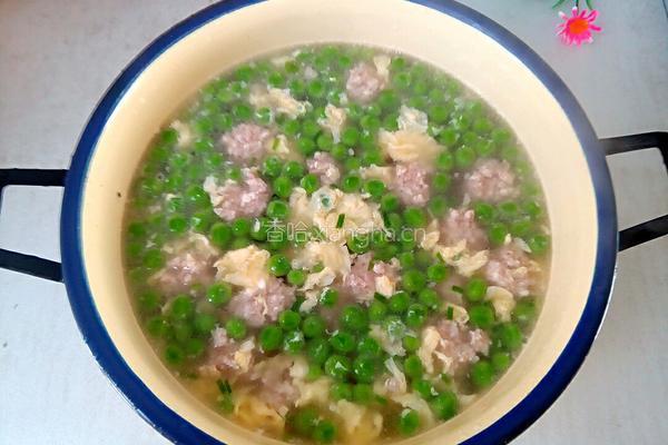 豌豆肉圆汤的做法图解9
