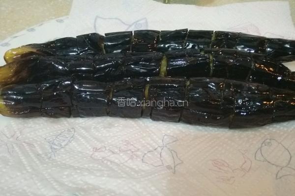 老妈扒茄子的做法图解4