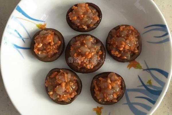 鲜虾香菇盏的做法图解9
