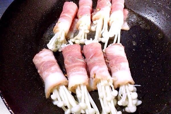 金针菇培根卷的做法图解8