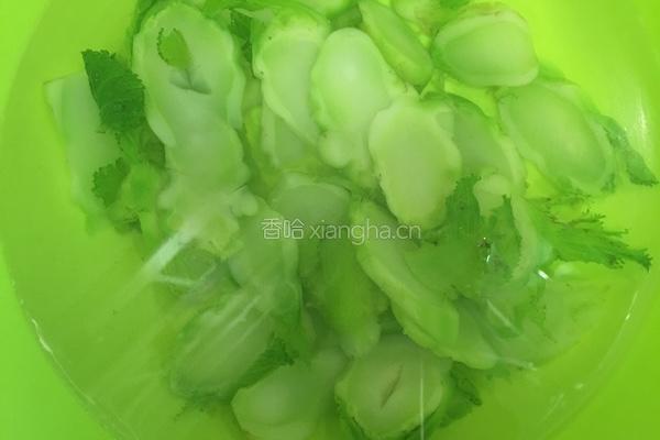 素炒儿菜的做法图解4