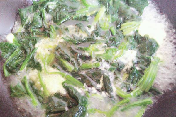 菠菜鸡蛋汤的做法图解4