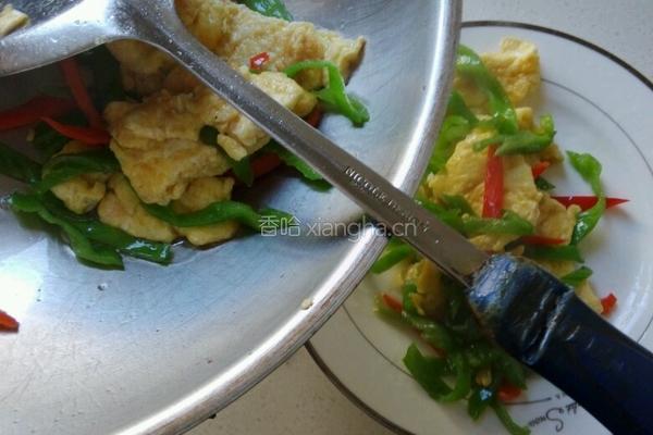 青椒炒鸡蛋的做法图解10