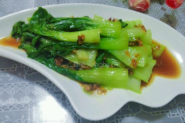 碧玉呛油菜的做法图解7