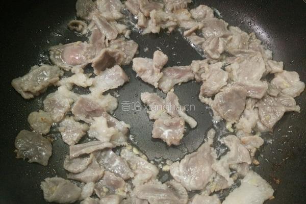 咸肉青笋片的做法图解4