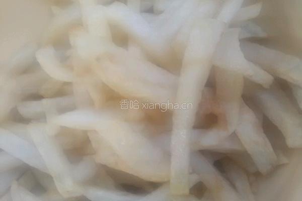 青椒土豆炒肉丝的做法图解3