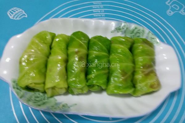 圆白菜酿肉的做法图解9