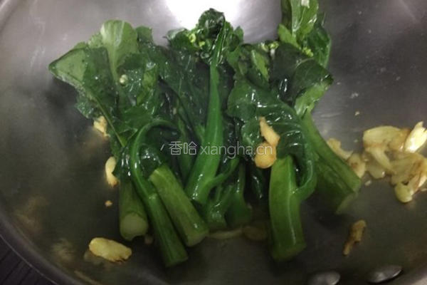 清炒芥兰的做法图解7