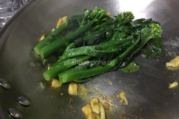 清炒芥兰的做法图解9