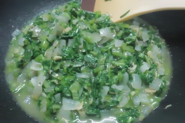 芥菜拌饭的做法图解8