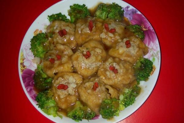 肉酿腐丸的做法图解5