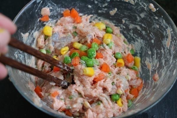 水晶虾仁蒸饺的做法图解4