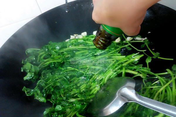 爆炒西洋菜的做法图解5