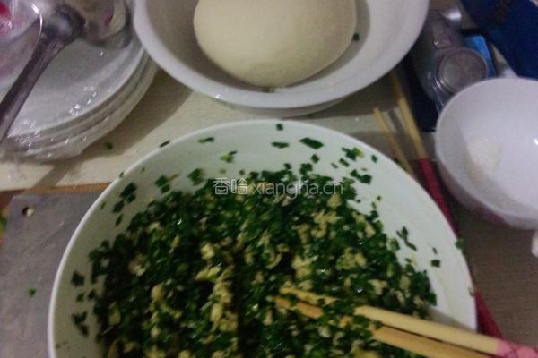 韭菜鸡蛋饺子的做法图解2