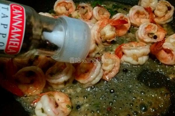 蒜茸胡椒虾的做法图解9