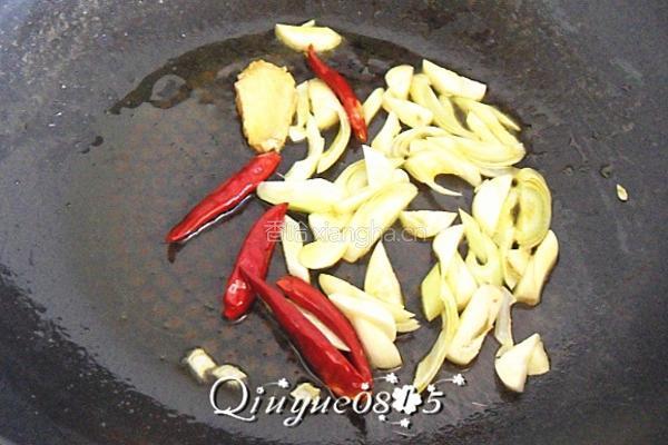圆白菜炒粉丝的做法图解3