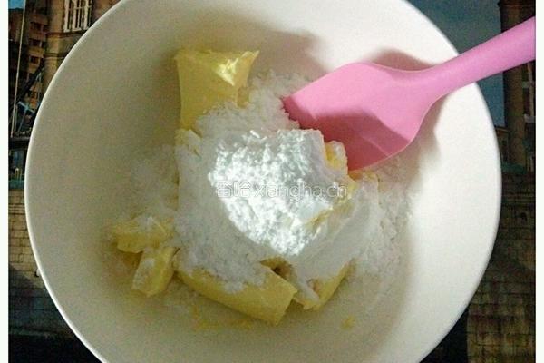 爱心奶香小饼干的做法图解2