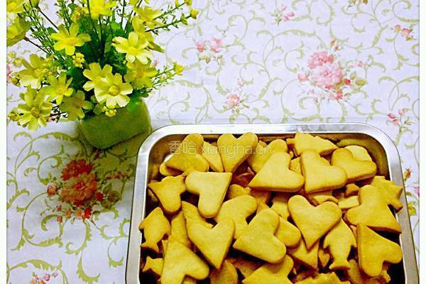 爱心奶香小饼干的做法图解10