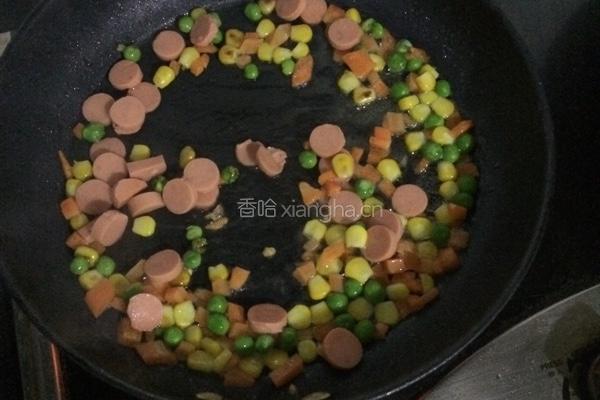 菠萝炒饭的做法图解8