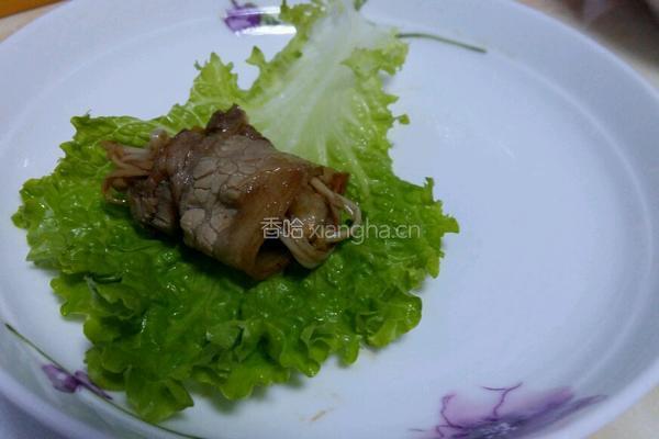 生菜包培根肉卷的做法图解7