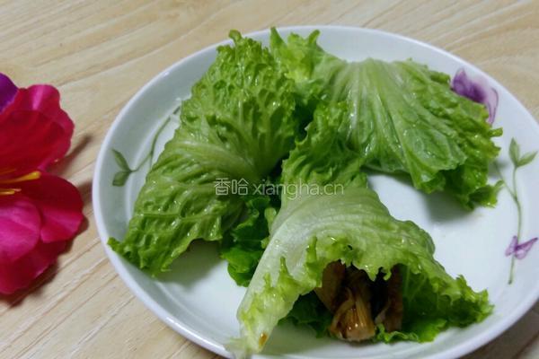 生菜包培根肉卷的做法图解8