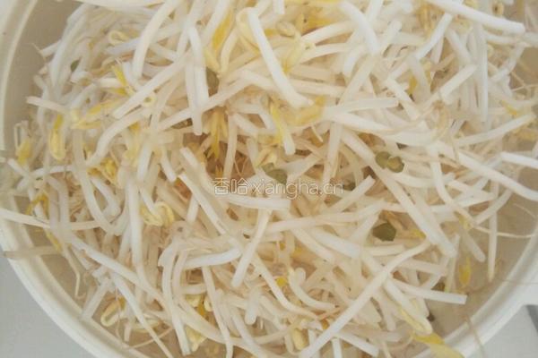 豆芽小炒的做法图解2