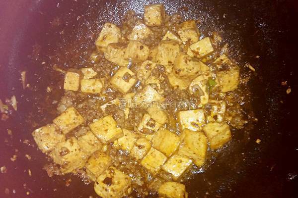 肉沫豆腐的做法图解4