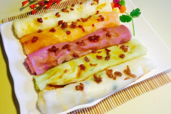 五洲同乐（肠粉）的做法图解16