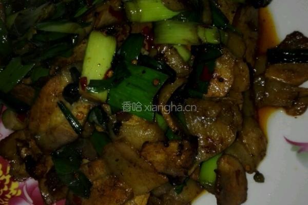 蒜苗炒肉