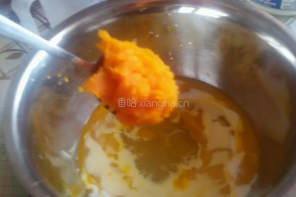 南瓜蜂蜜蛋糕卷的做法图解6