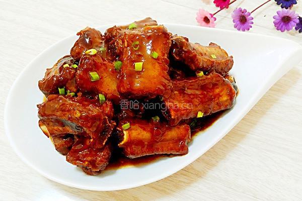蒜蓉辣酱烧排骨