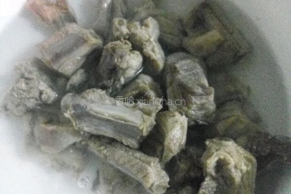 羊排汤手擀面的做法图解1