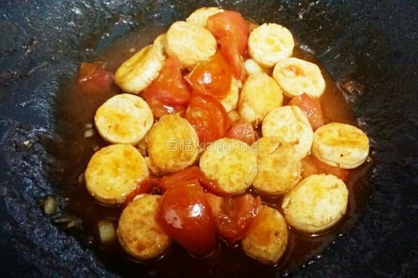 茄汁脆皮豆腐的做法图解6