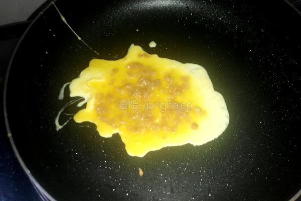 萝卜干煎蛋（菜脯煎蛋）的做法图解5