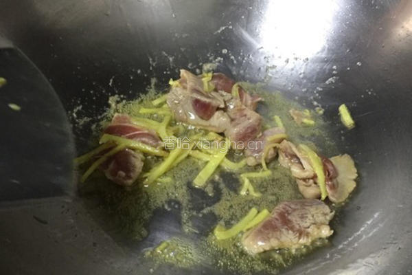 冬笋炒肉片的做法图解5