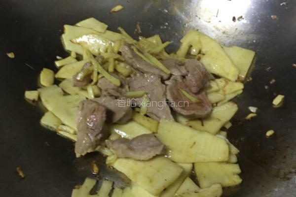 冬笋炒肉片的做法图解8