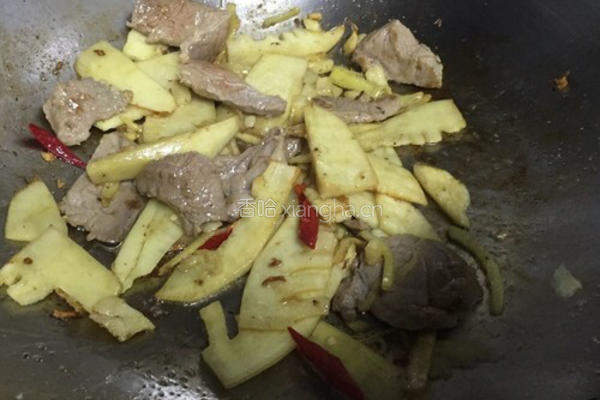 冬笋炒肉片的做法图解9