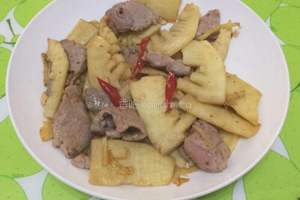 冬笋炒肉片的做法图解10